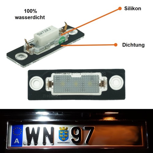 Led kennzeichenbeleuchtung - 2x,
